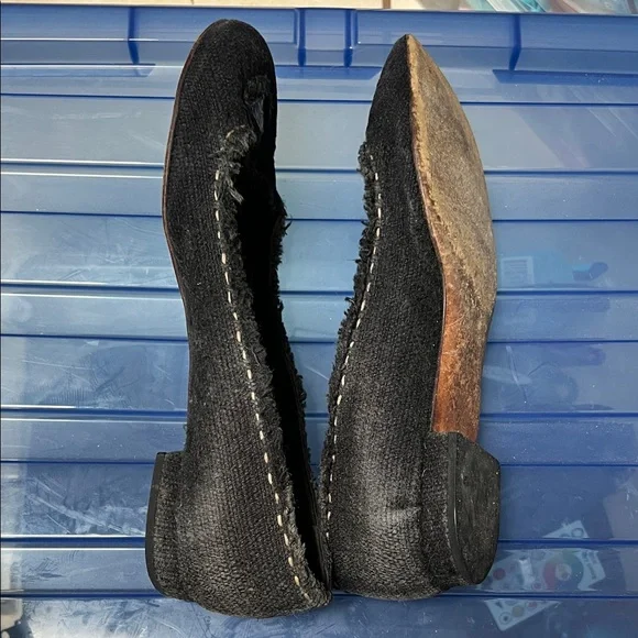 Prada Women's Black Denim Flats 38 - Picture 4 of 6